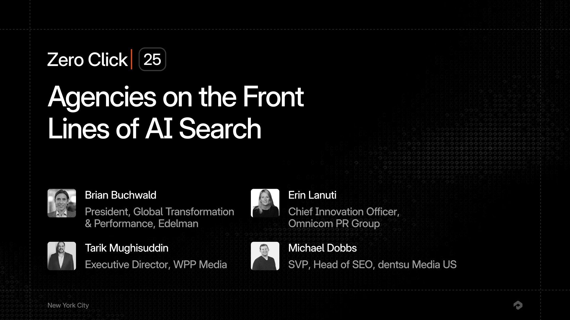 Agencies on the Front Lines of AI Search, NYC