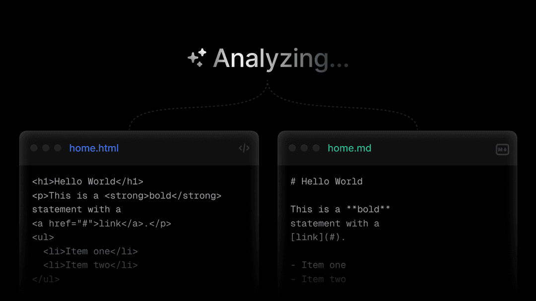 Markdown vs HTML: An Experiment on AI Traffic